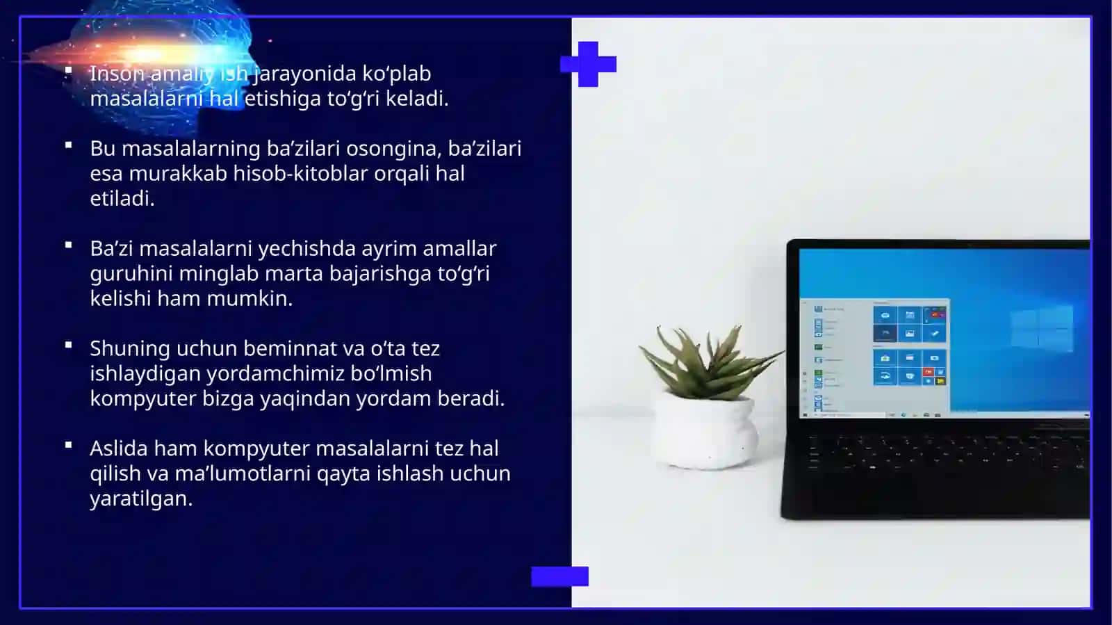 Algoritm tushunchasi. Algoritm turlari. Python dasturlashtirishiga umumiy kirish 3