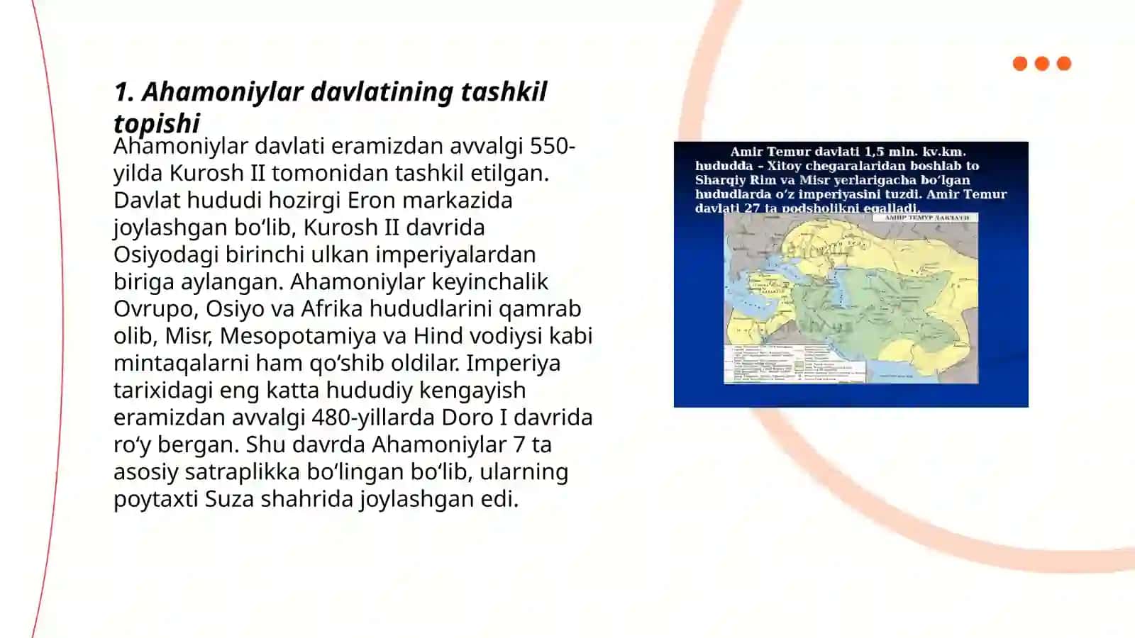 Ahamoniylar davlatining shakllanishi 3