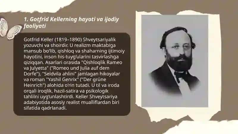 Gotfrid Keller ijodi va Qishloqlik Rameo va Julyetta 3