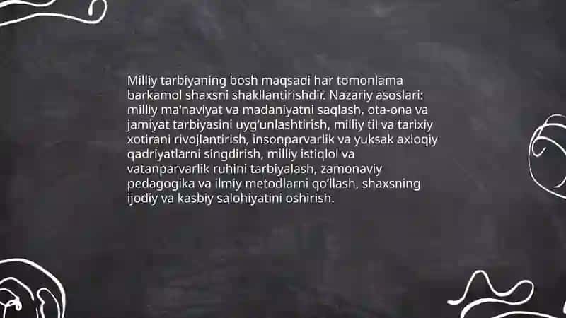 Har Tomonlama Barkamol Shaxsni Shakllantirish Milliy Tarbiyaning Bosh Maqsadi 3