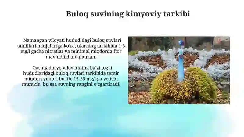 Buloq suvlari 3