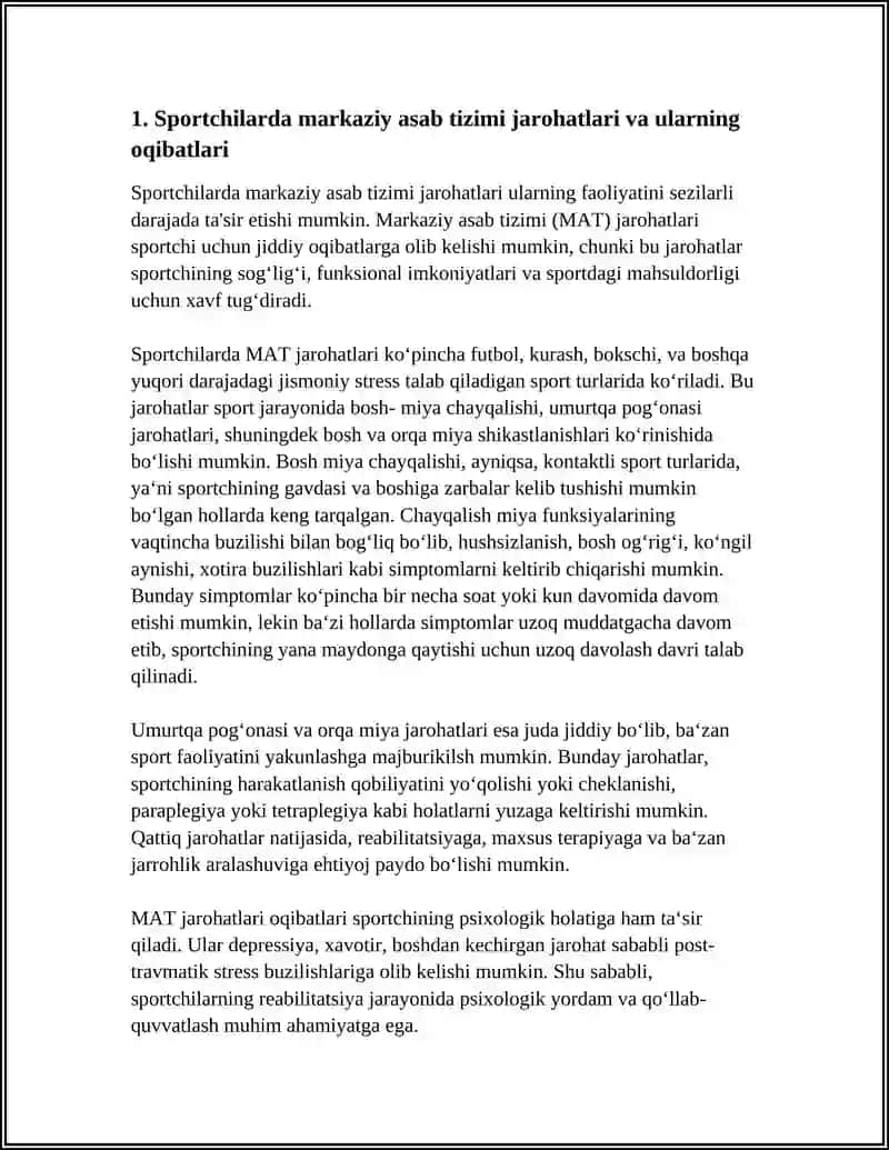 SPORTCHILARNING ASAB TIZIMI KASALLIKLARI 3