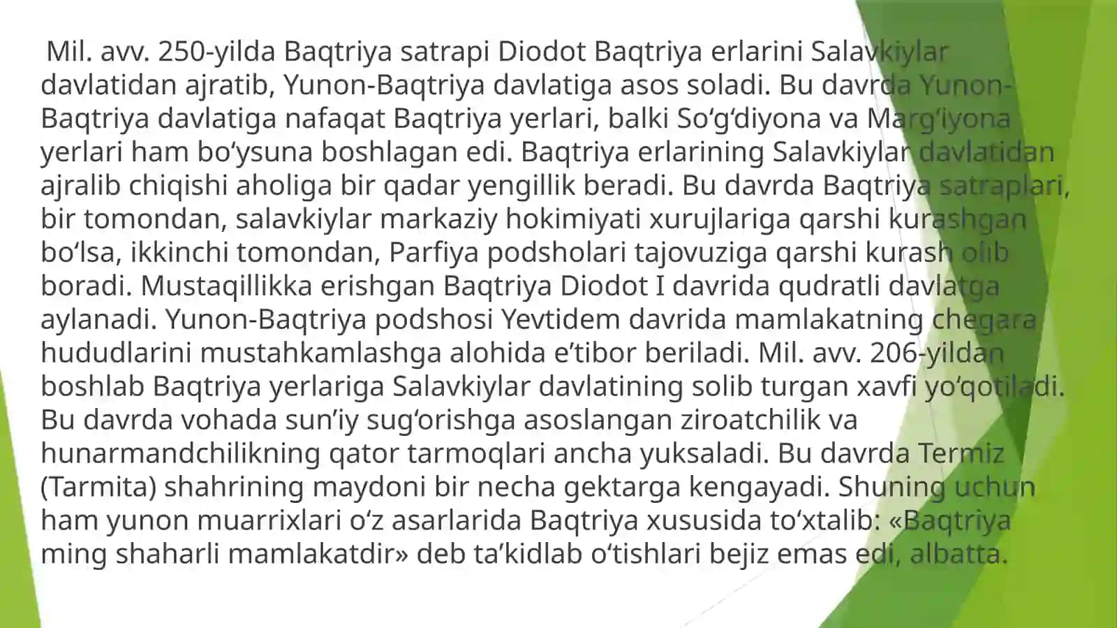 Yunon-Baqtriya va Kushon Podsholiklari Davrida Surxon Vohasi 3
