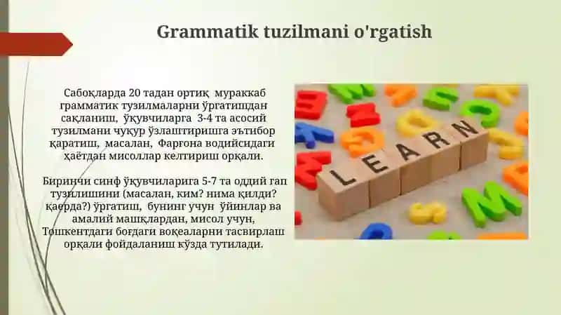 Ilk qadam davlat oʻquv dasturida bolalar nutqini oʻstirish mazmuni 3