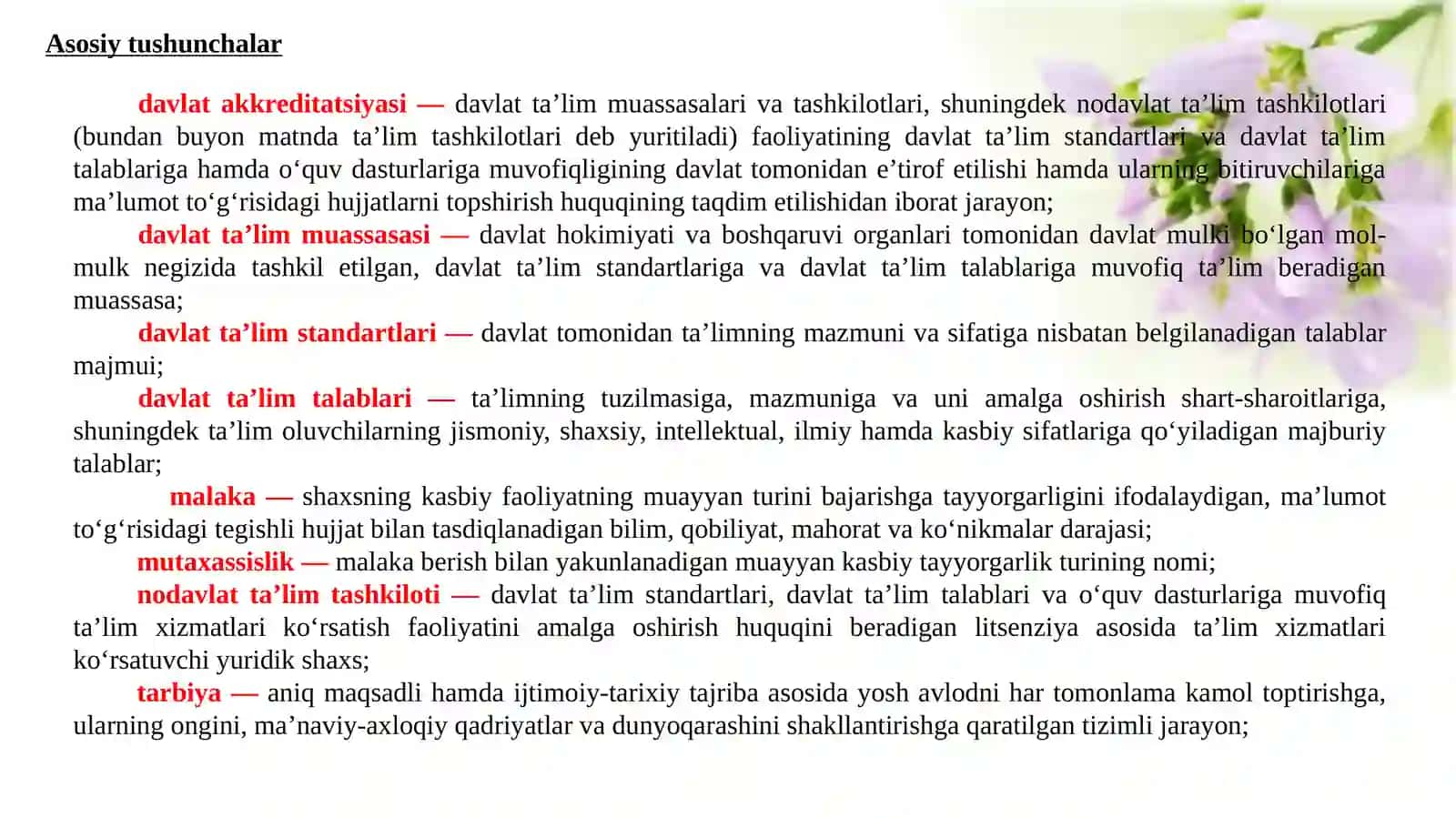 Boshlang’ich va umumiy o’rta ta’limning davlat boshqar uvi 3