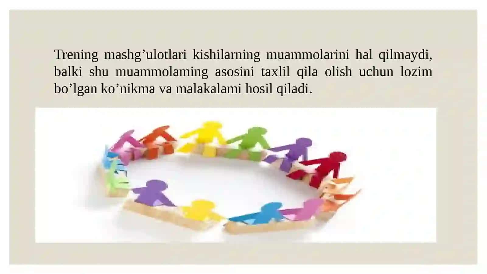 Treningni o’tkazish bosqichlari 3