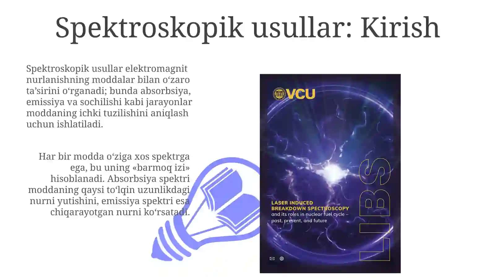 Spektroskopik usullar Biologiyada 3