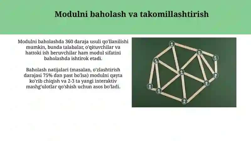 Modullarning tuzilishi va mazmuni 3