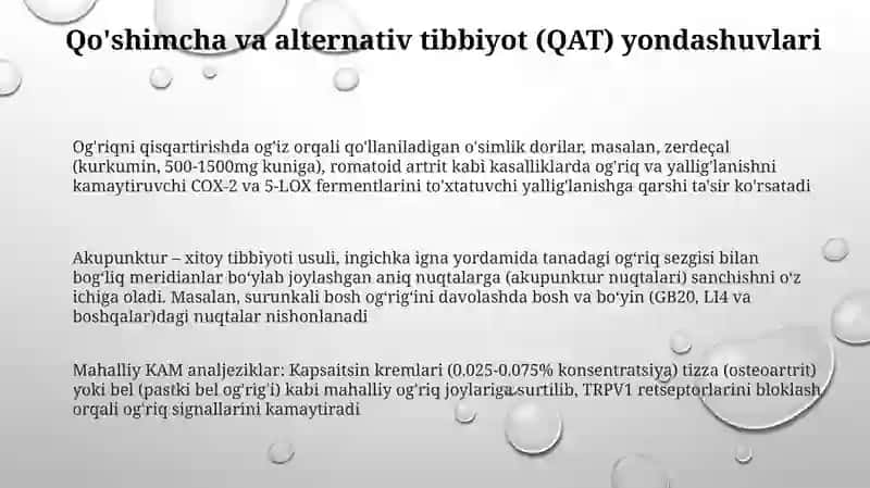 Mahalliy og'riq qoldiruvchi 3