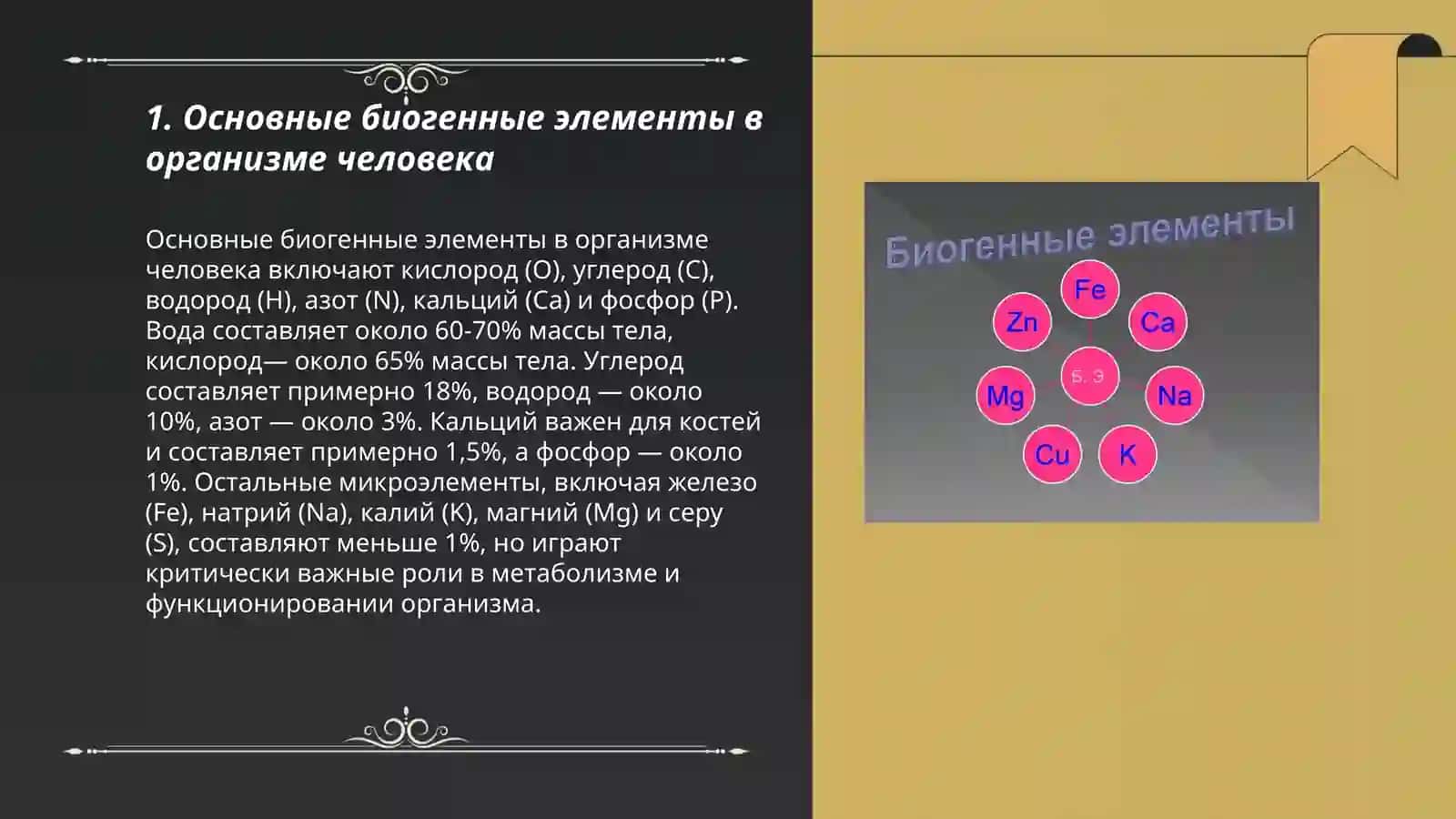 Биогенные элементы в организме и изменения связанные с ними 3