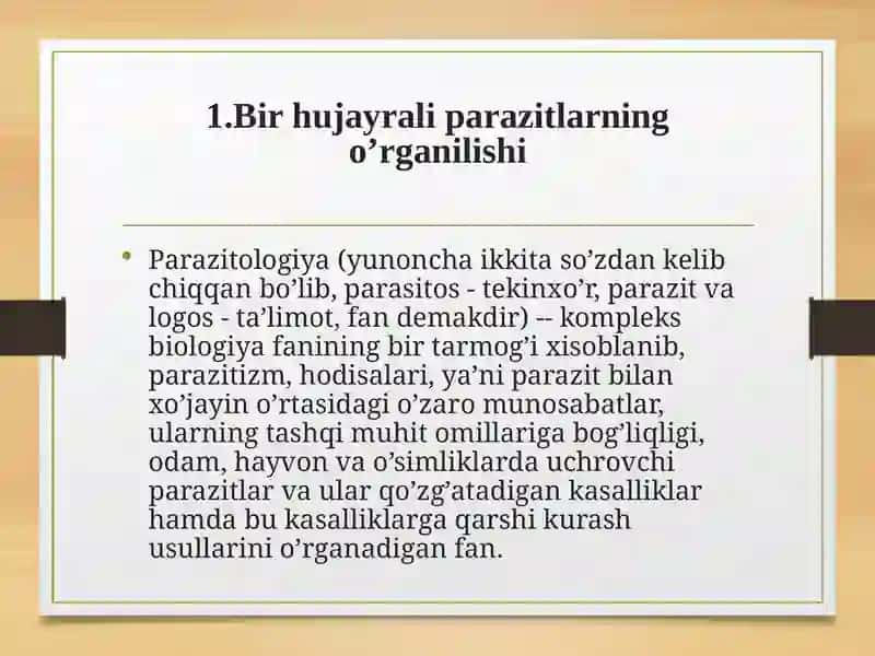 Kasallik qo’zg’atuvchi bir hujayralilar 3