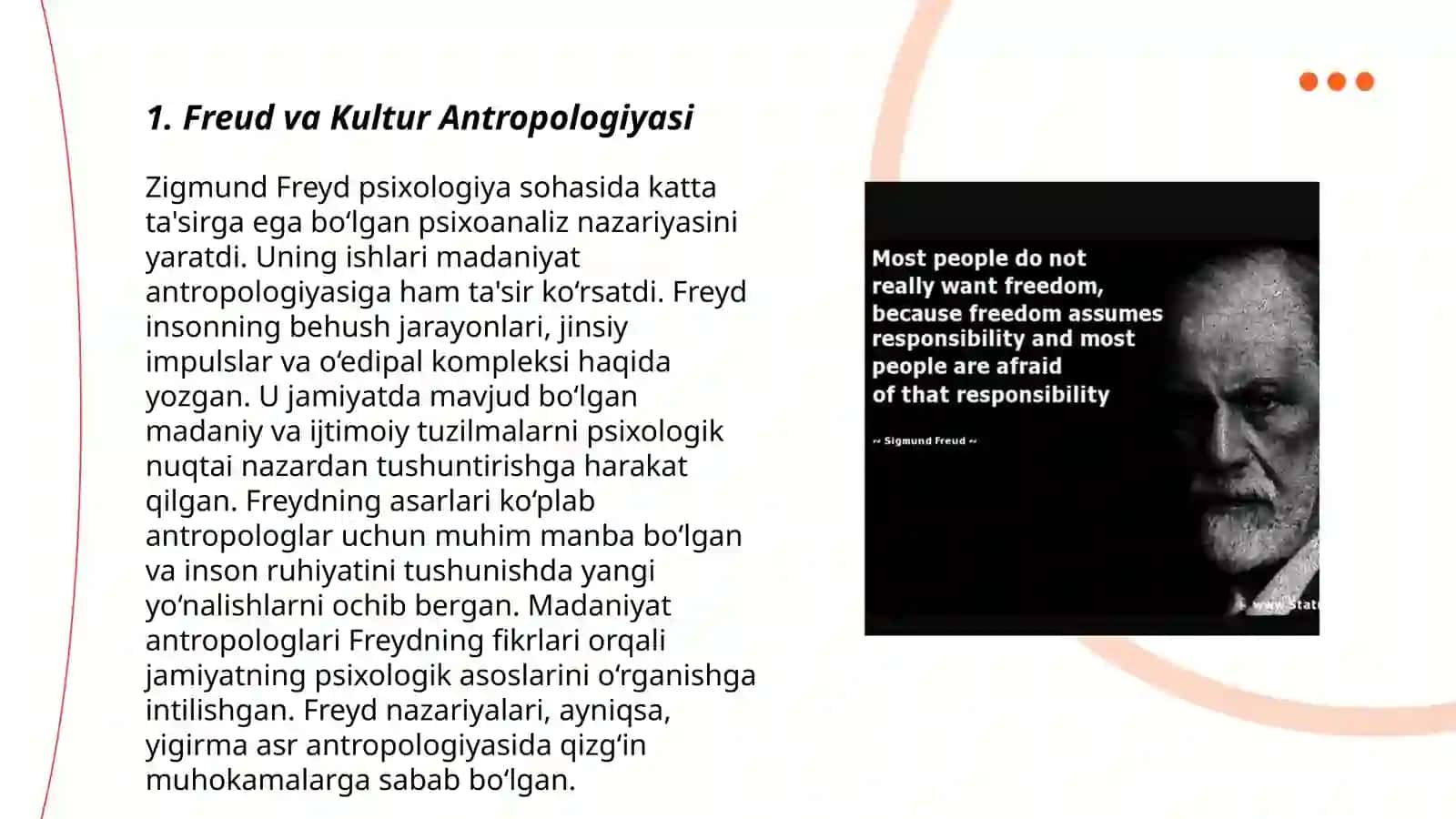 Freud va Kultur Antropologiyasi 3