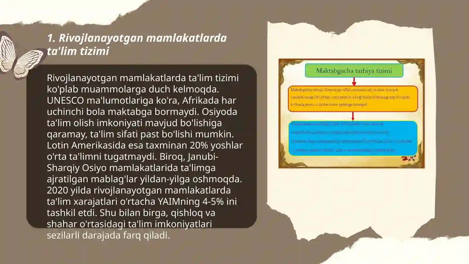 Rivojlanayotgan mamlakatlarda ta'lim tizimi 3
