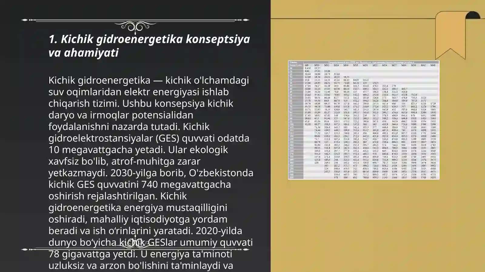 JAHON VA O'ZBEKISTON KICHIK GIDROENERGETIK POTENSIALI TAHLILI 3