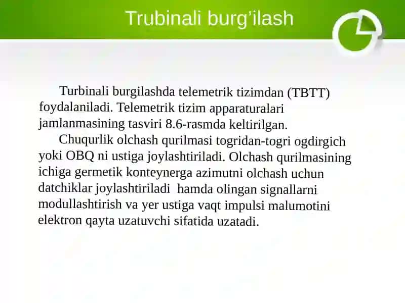 Trubinali burg’ilash 3