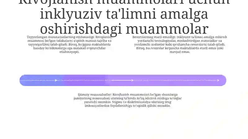 Rivojlanish Muammolari BoʻLgan Inklyuziv TaʼLimni Amaliyotga Joriy Etish Muammolari 3