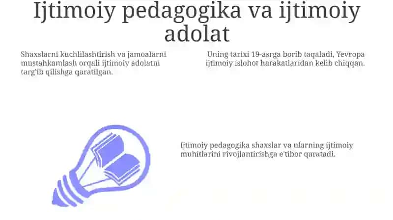 Ijtimoiy pedagogikaning rivojlanish tarixi 3