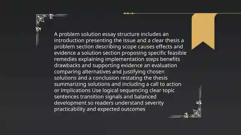 How to write a Problem Solution essay 3