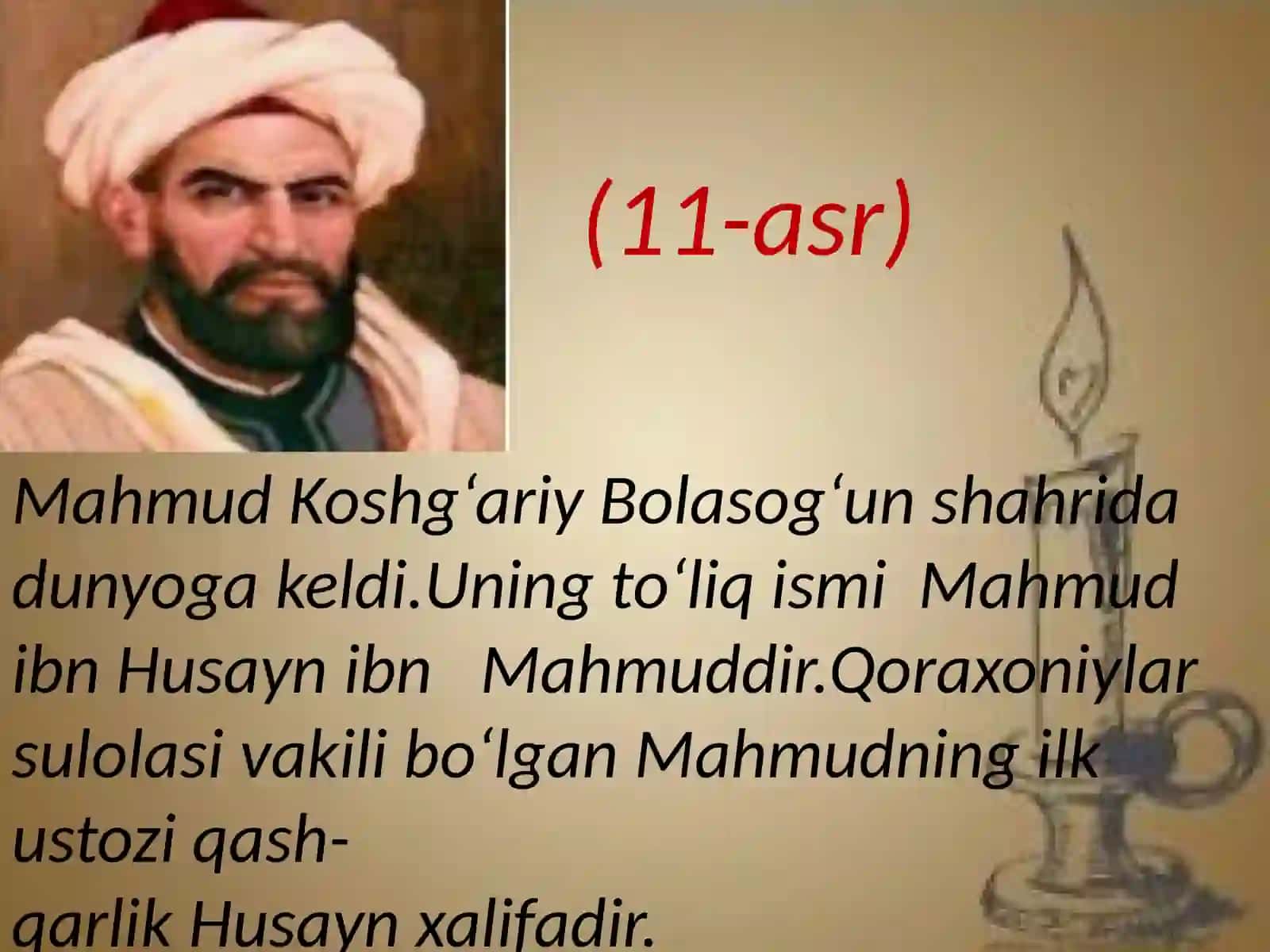 Mahmud Koshg‘ariy hayoti 3