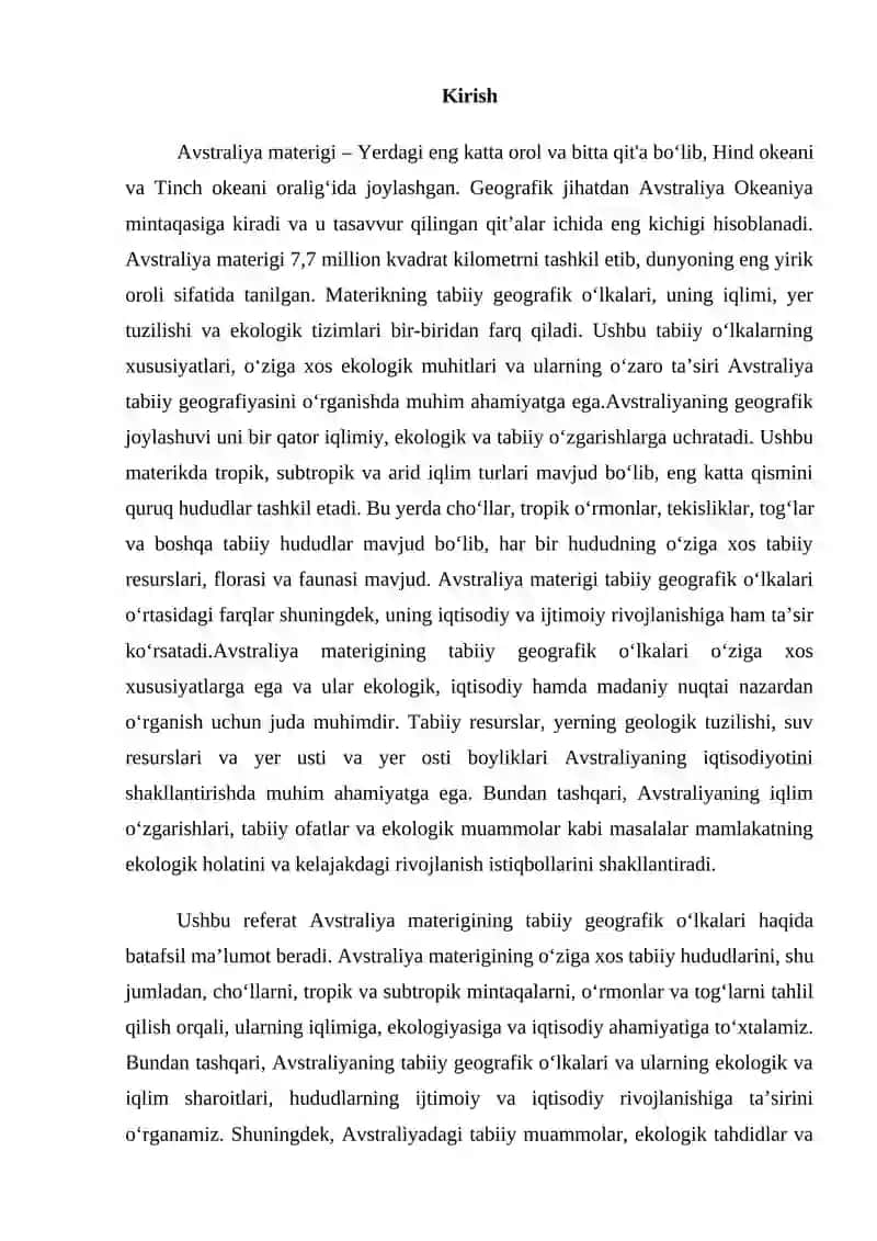 Avstraliya materigi tabiiy geografik o’lkalari 3