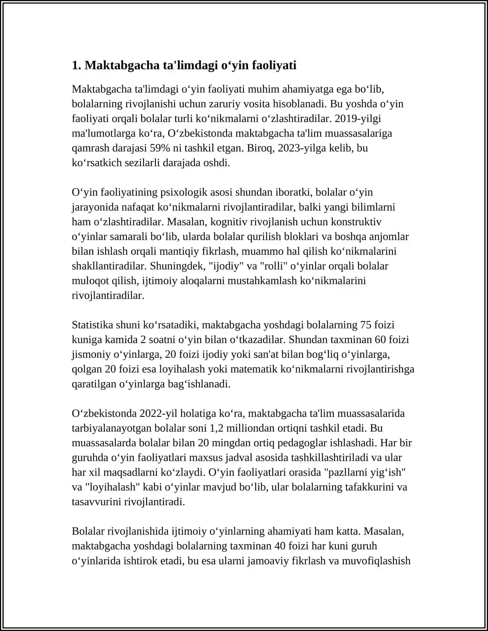 Maktabgacha ta'limdagi o‘yin faoliyati 3