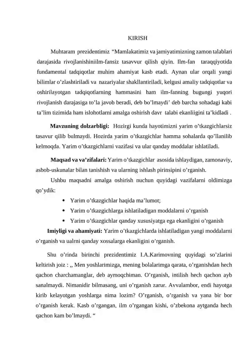 Yarim o’tkazgichlarda kontakt hodisalar 3