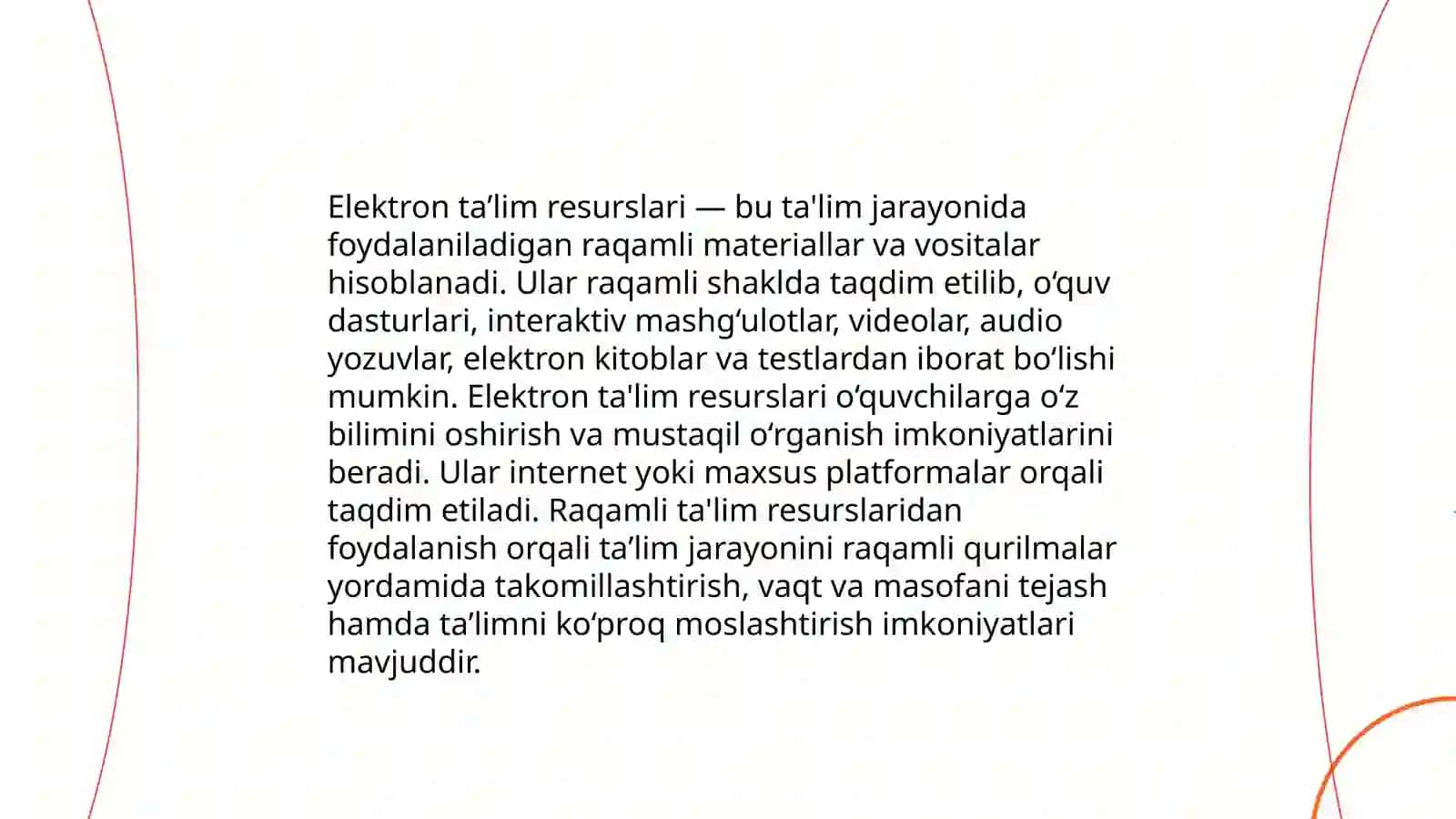 Elektron taʼlim resurslari boshlangʻich taʼlimda oʻrni 3
