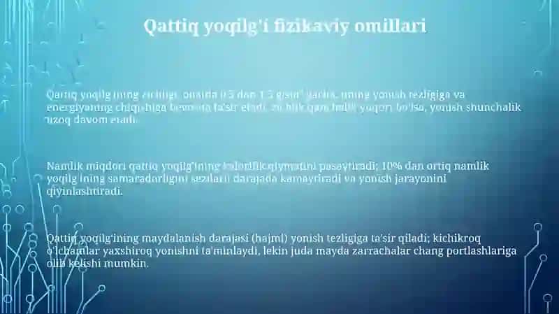 Qattiq yoqilğilarning fizik agentlari 3