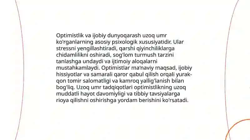 Uzoq umr koruvchilarning psixologik xususiyatlari 3