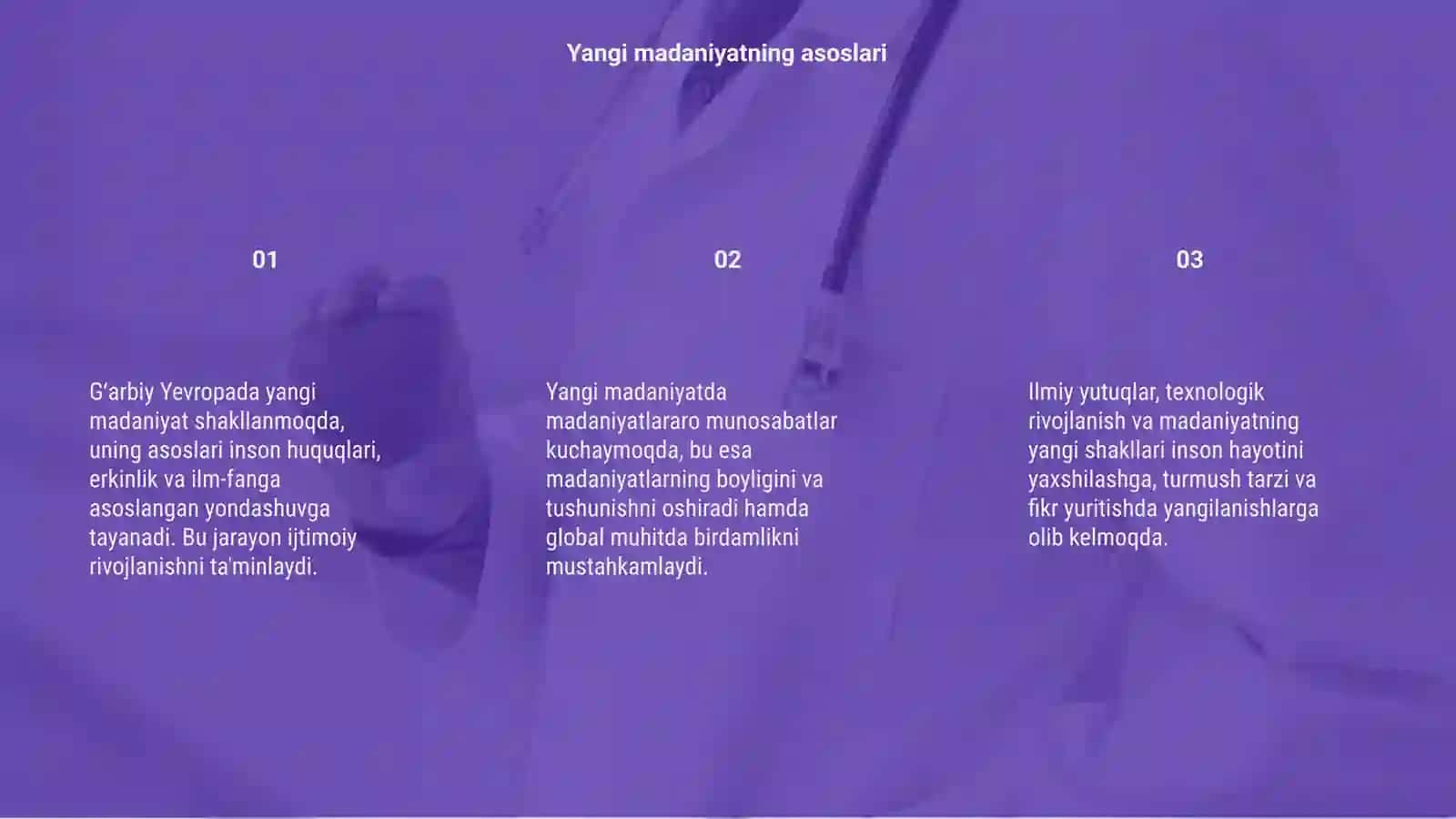 Ğarbiy Yevropada Yangi davr madaniyati 3