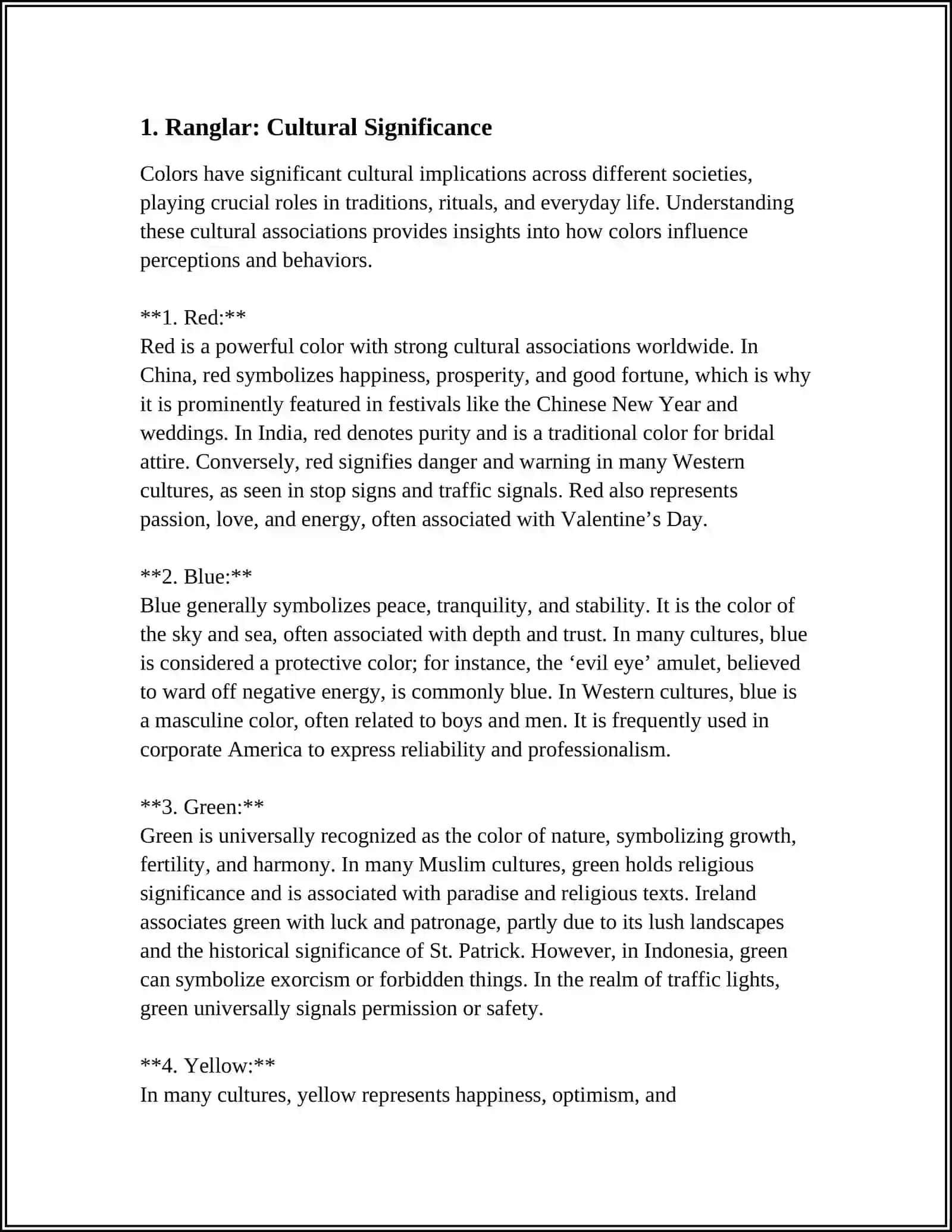 Ranglar: Cultural Significance 3