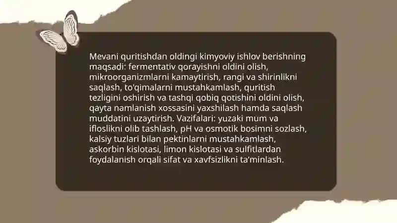 Kimyoviy ishlov berish orqali quritish usullari 3
