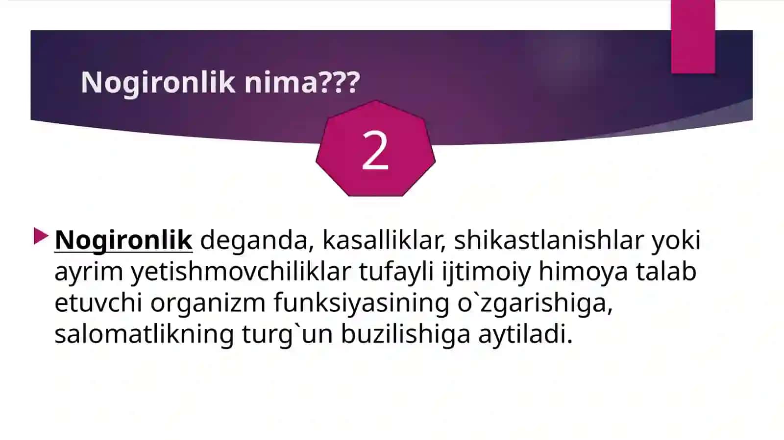 NOGIRONLIKKO`RSATKICHLARIVAULARNI HISOBLASHUSULLARI.SOG`LIQNI SAQLASH MUASSASALARINING NOMENKLATURASI 3