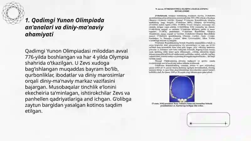 Olimpiya o’yinlar tarixi. Rivojlanish tarixi 3