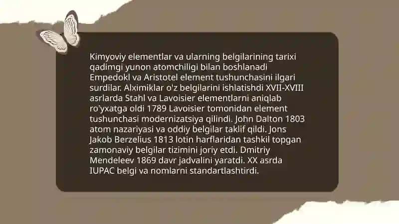 Kimyoviy elementlar kimyoviy belgilar 3