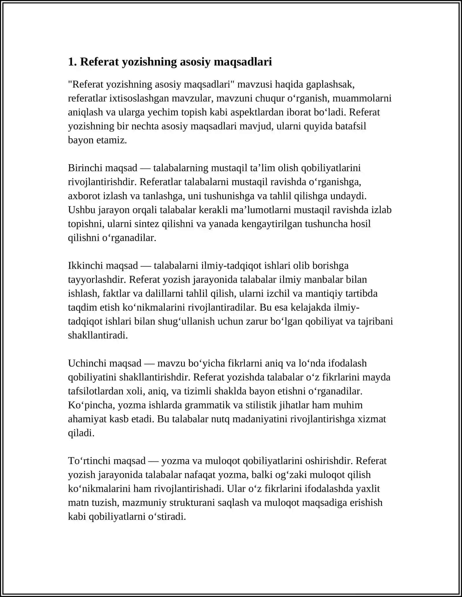REFERAT YOZISH HAQIDA 3
