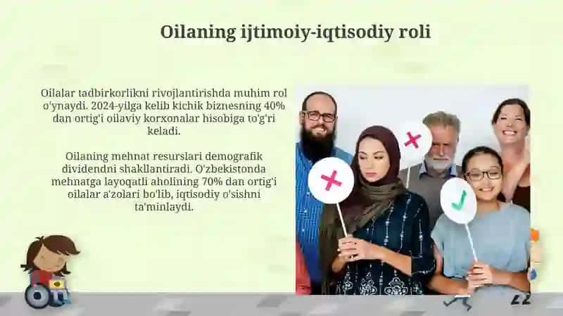 Oʻzbekiston Respublikasining oila va oila toʻgʻrisidagi fikrlarni oʻrganish 3
