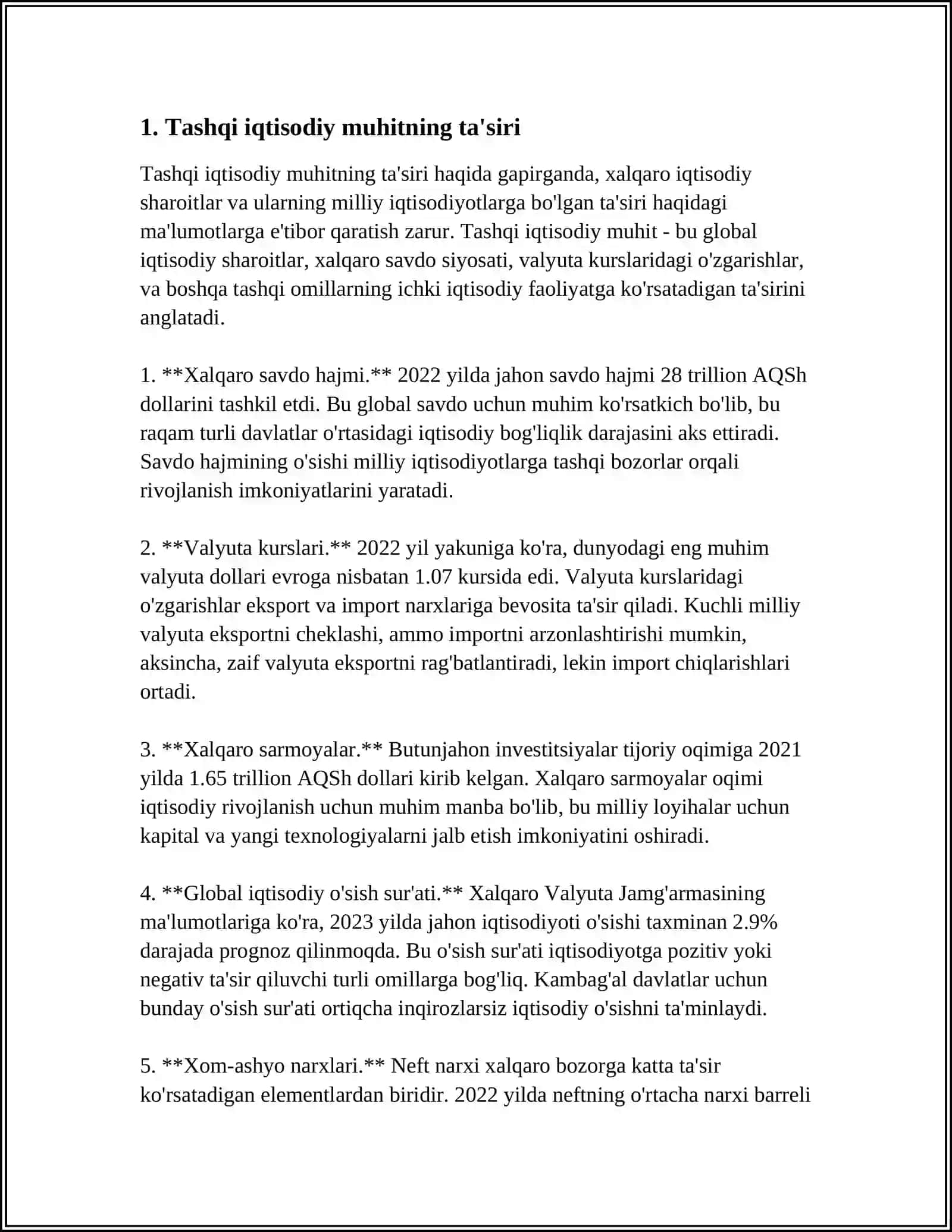 TASHISH TANNARXI VA KORXONANING MOLIYAVIY NATIJADIGA TA'SIR ETUVCHI OMILLAR 3