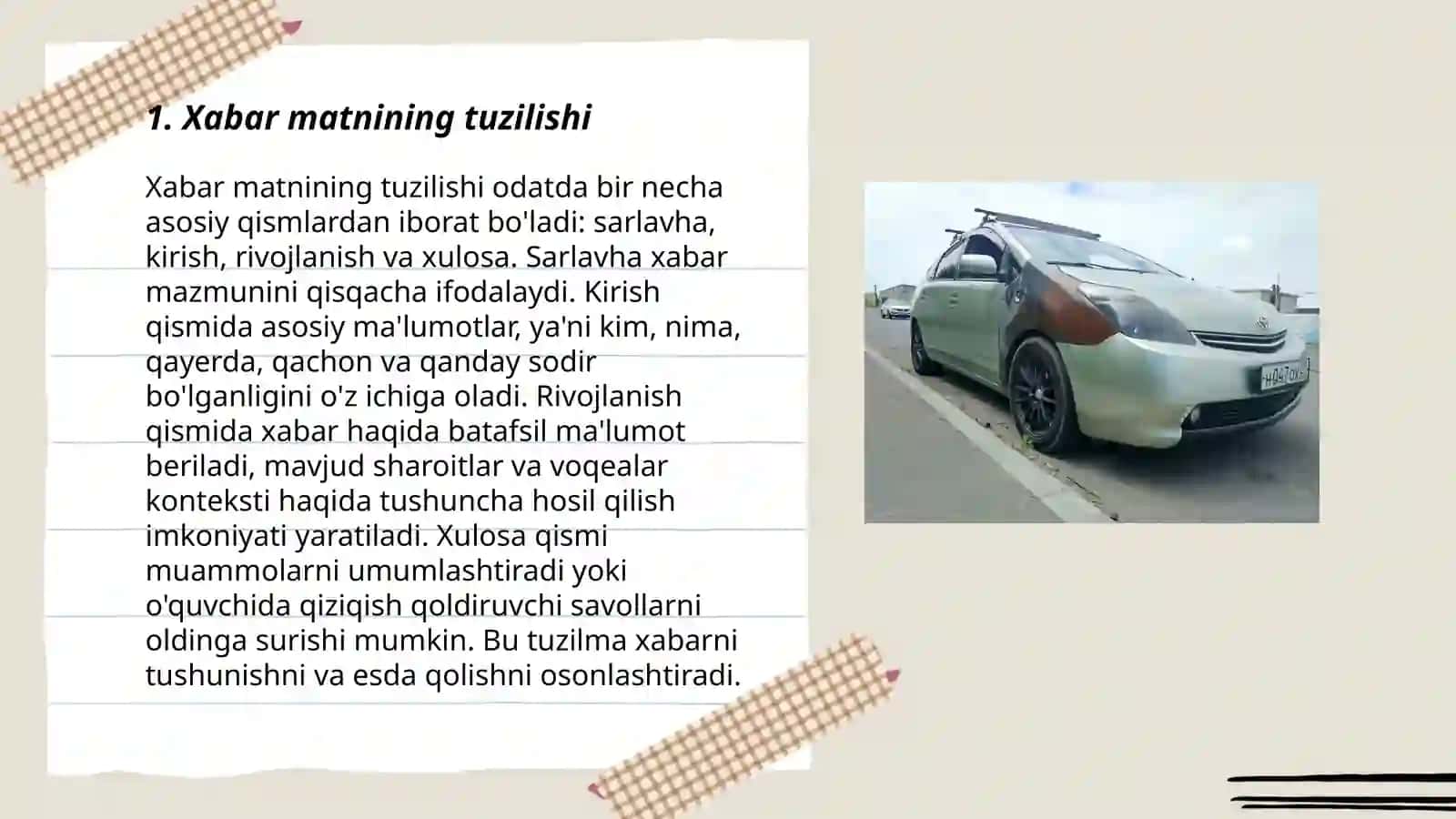 Xabar matni yozish va uning tahlili 3