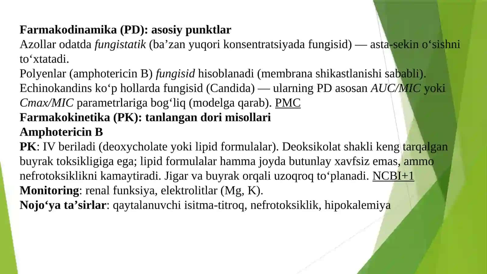 Zamburug'larga qarshi vositalar. Gijjalarga qarshi vositalar. vositalar. 3