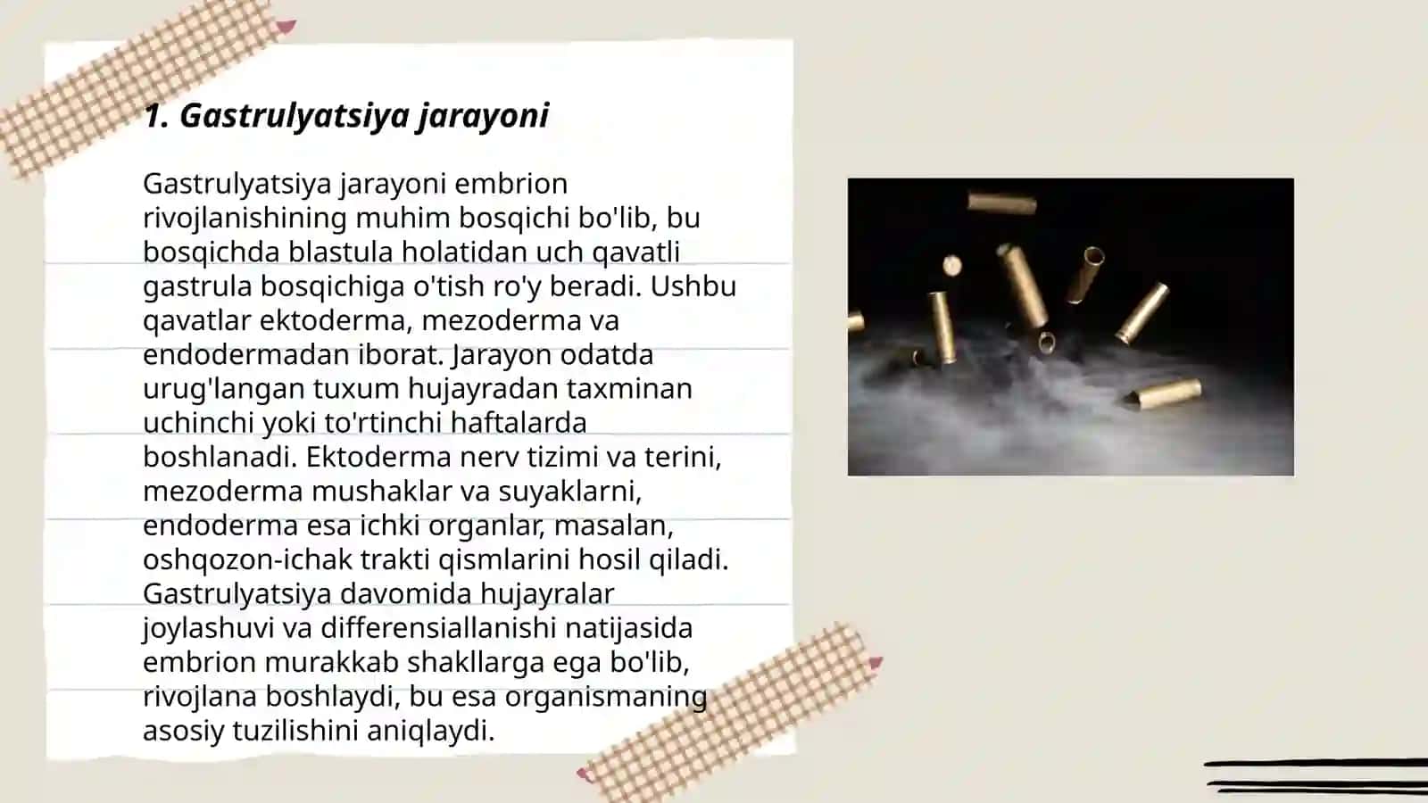 Gastrulyatsiya va o’q organlari 3
