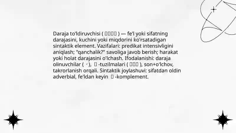 Daraja to'ldiruvchisi 3