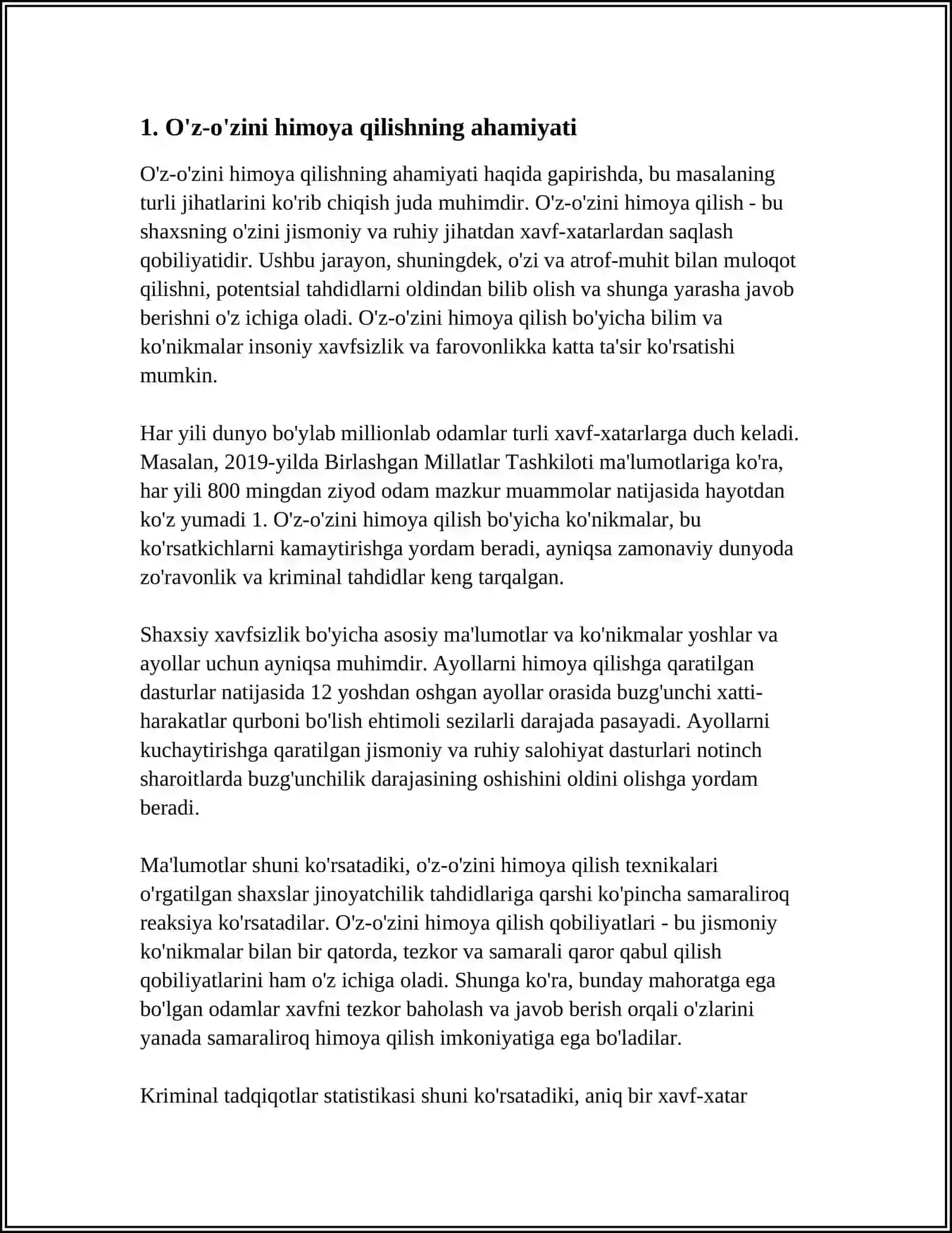 ZARURIY MUDOFAA OXIRGI ZARURIYAT 3
