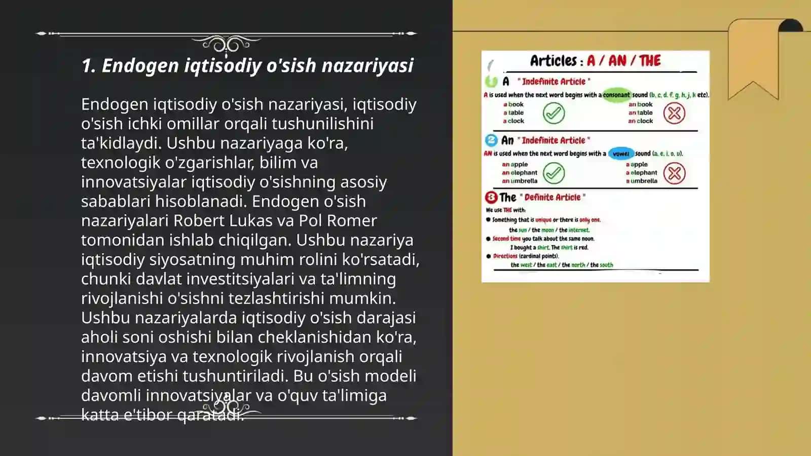 Endogen osishning alternativ nazariyasi 3