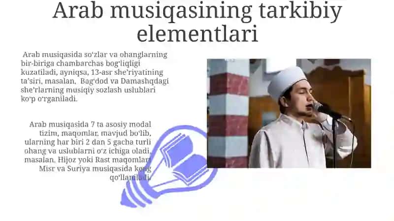 Sharq mamlaklarining musiqasi va madaniyatini yoritib berish 3
