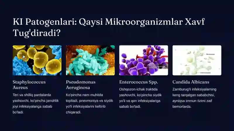Operatsion xonalarda kasalxona infeksiyalarining mikrobiologik ahamiyati 3
