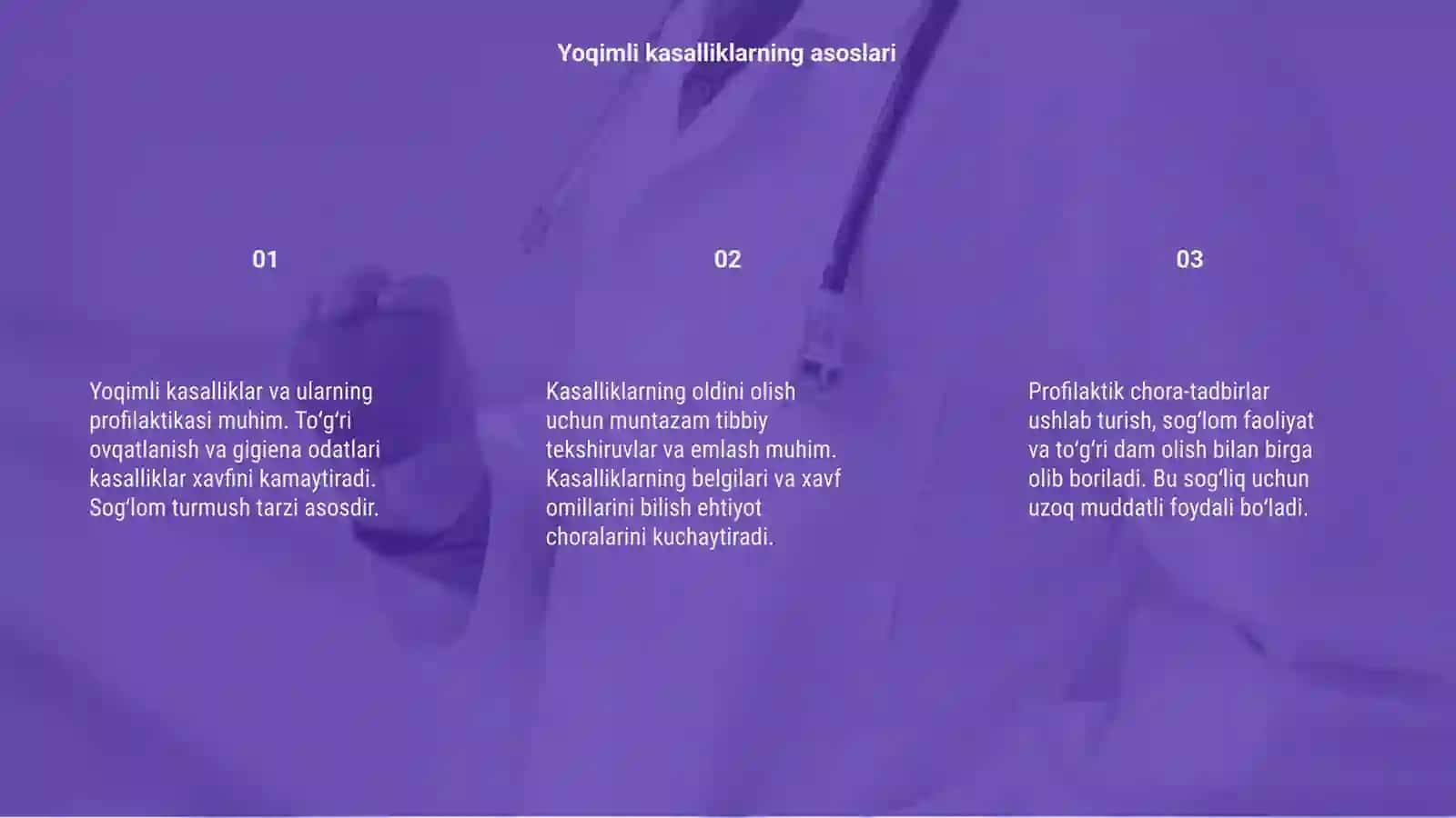 Yoqimli kasalliklar va uzlaring profilaktikasi 3