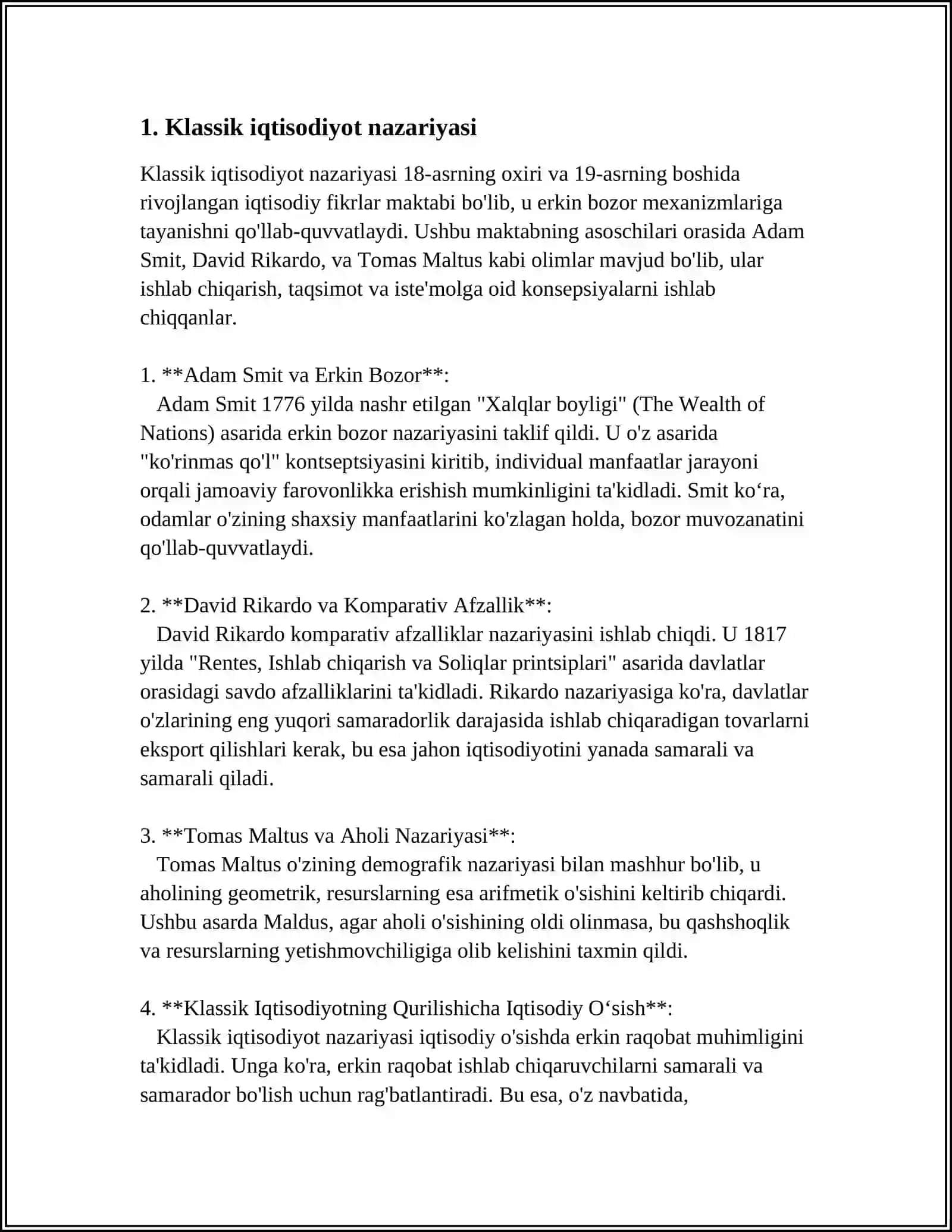 KLASSIK IQTISODIYOTDA TABIIY MUVOZANAT TUSHUNCHASI 3