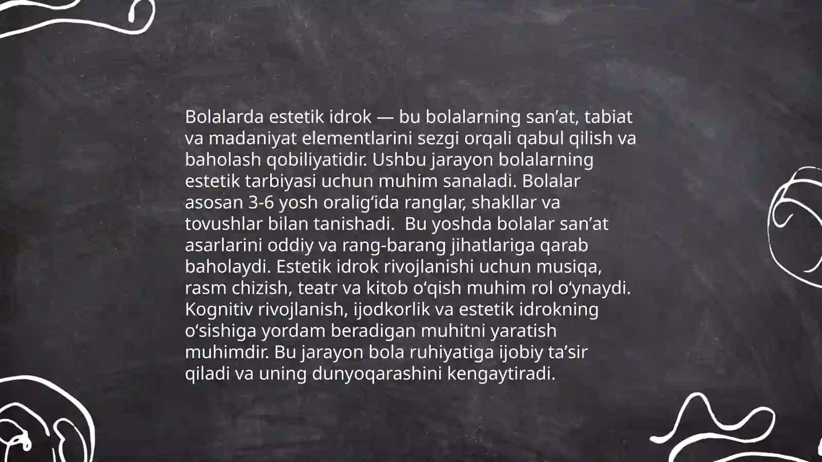 Bolalarda estetik idrok etishni shakllantirishda tasviriy san'atning ahamiyati 3