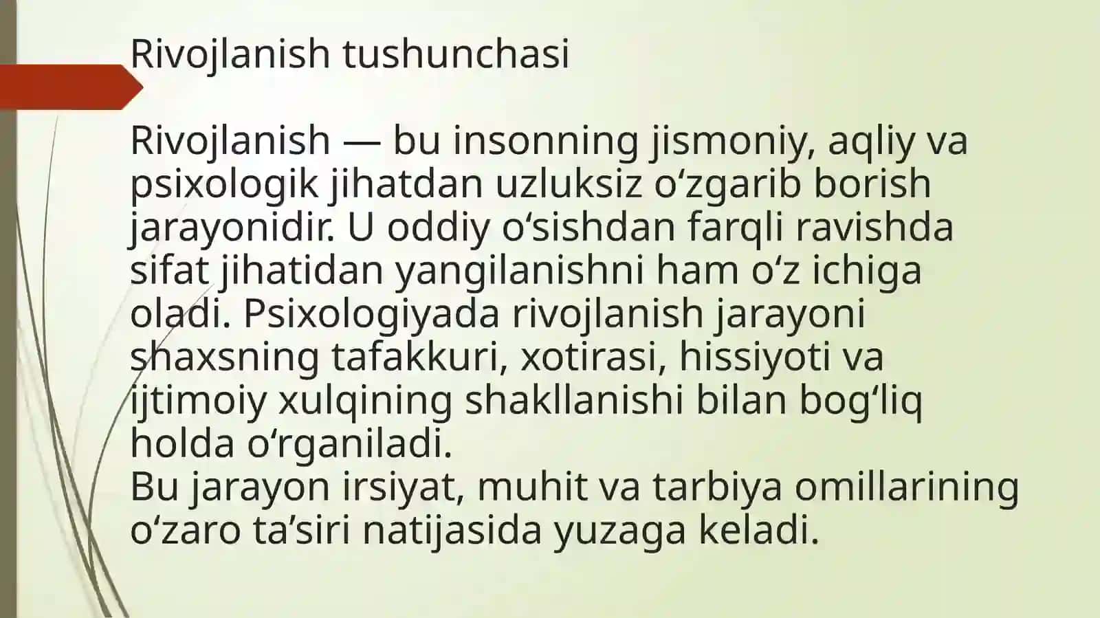 Rivojlanishning yohsga va individual xususiyatlariga oid tadqiqot asoslari 3